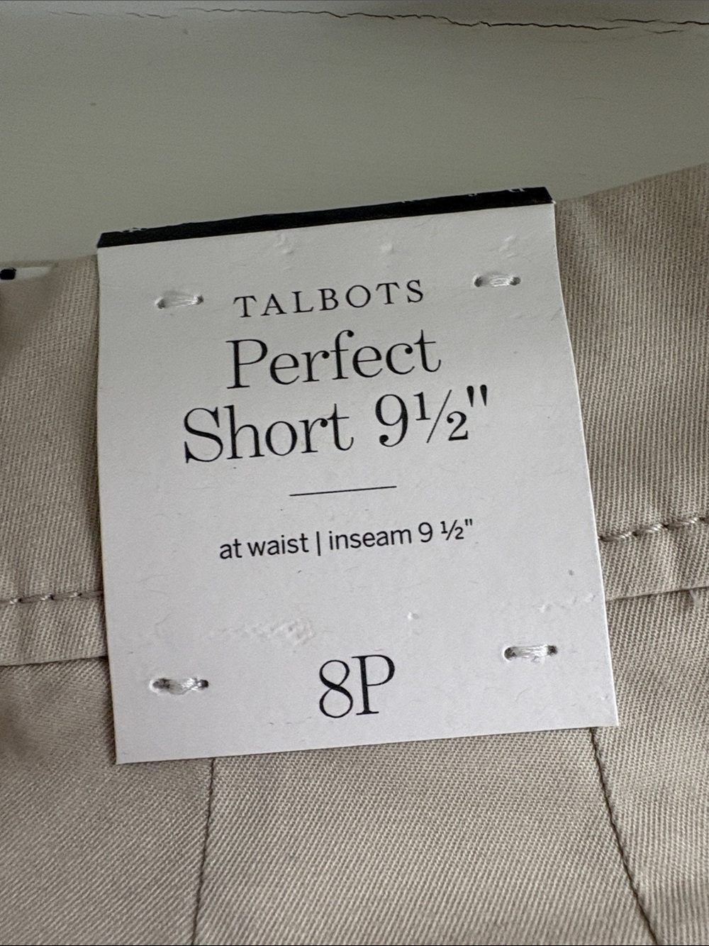 Talbots Perfect Short Pants in Light Beige - Picture 2 of 5